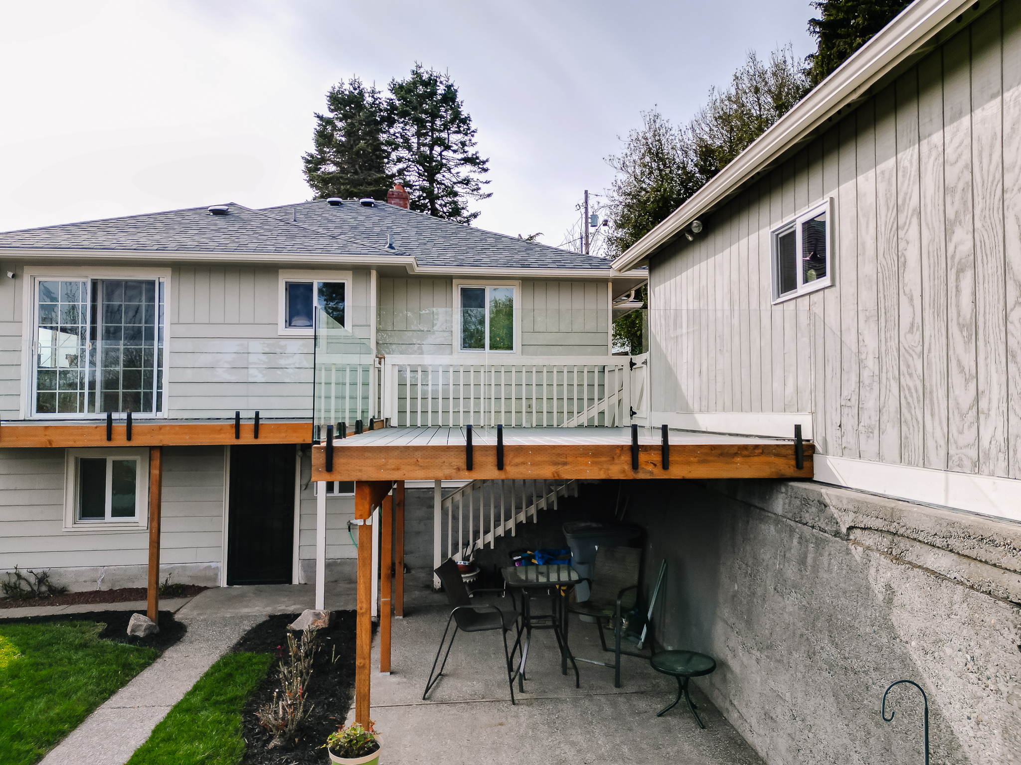 Framed Glass Railing